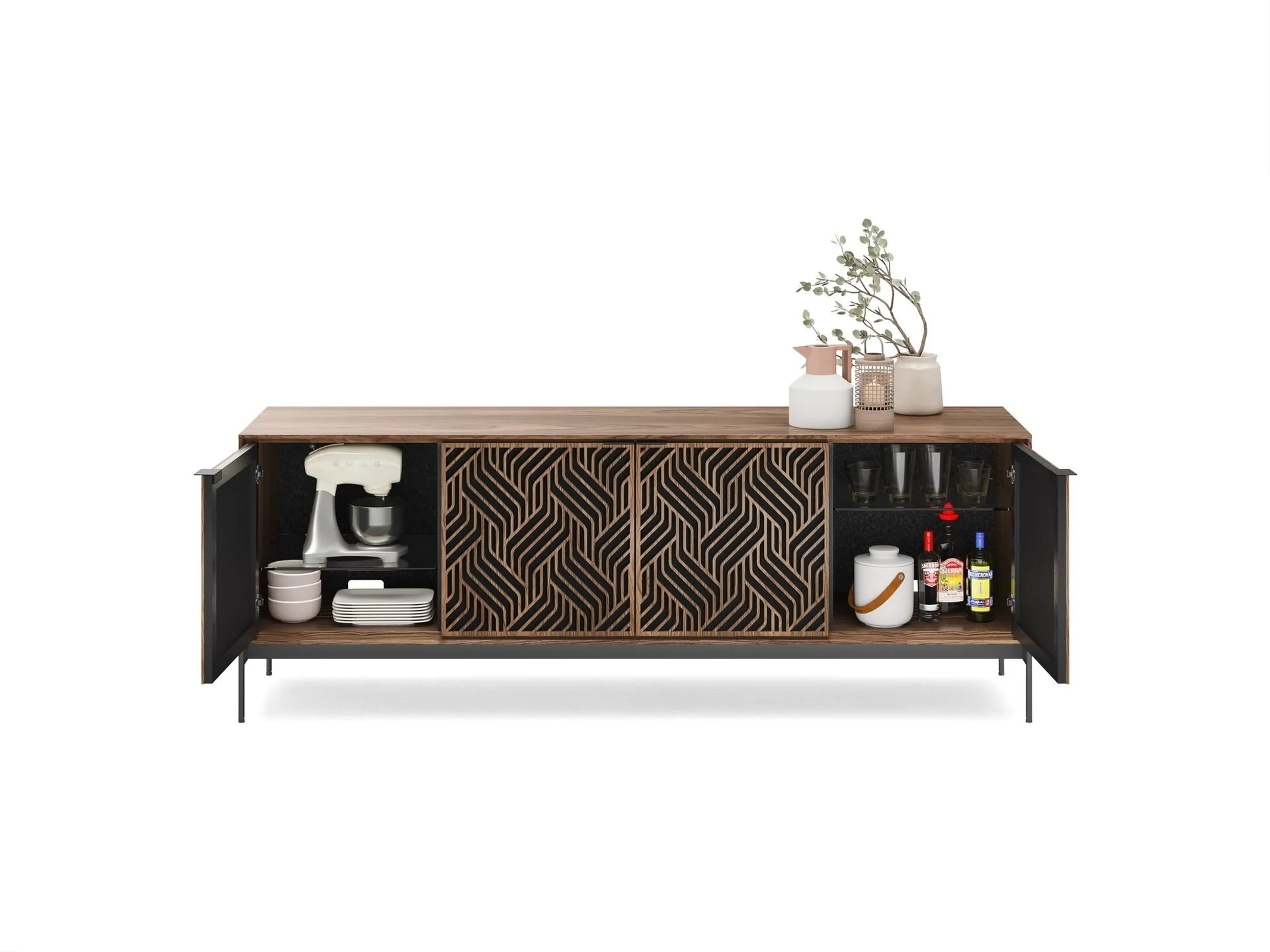 BDI Elements Weave 8709-WE Media Console and Storage Cabinet - Image 17