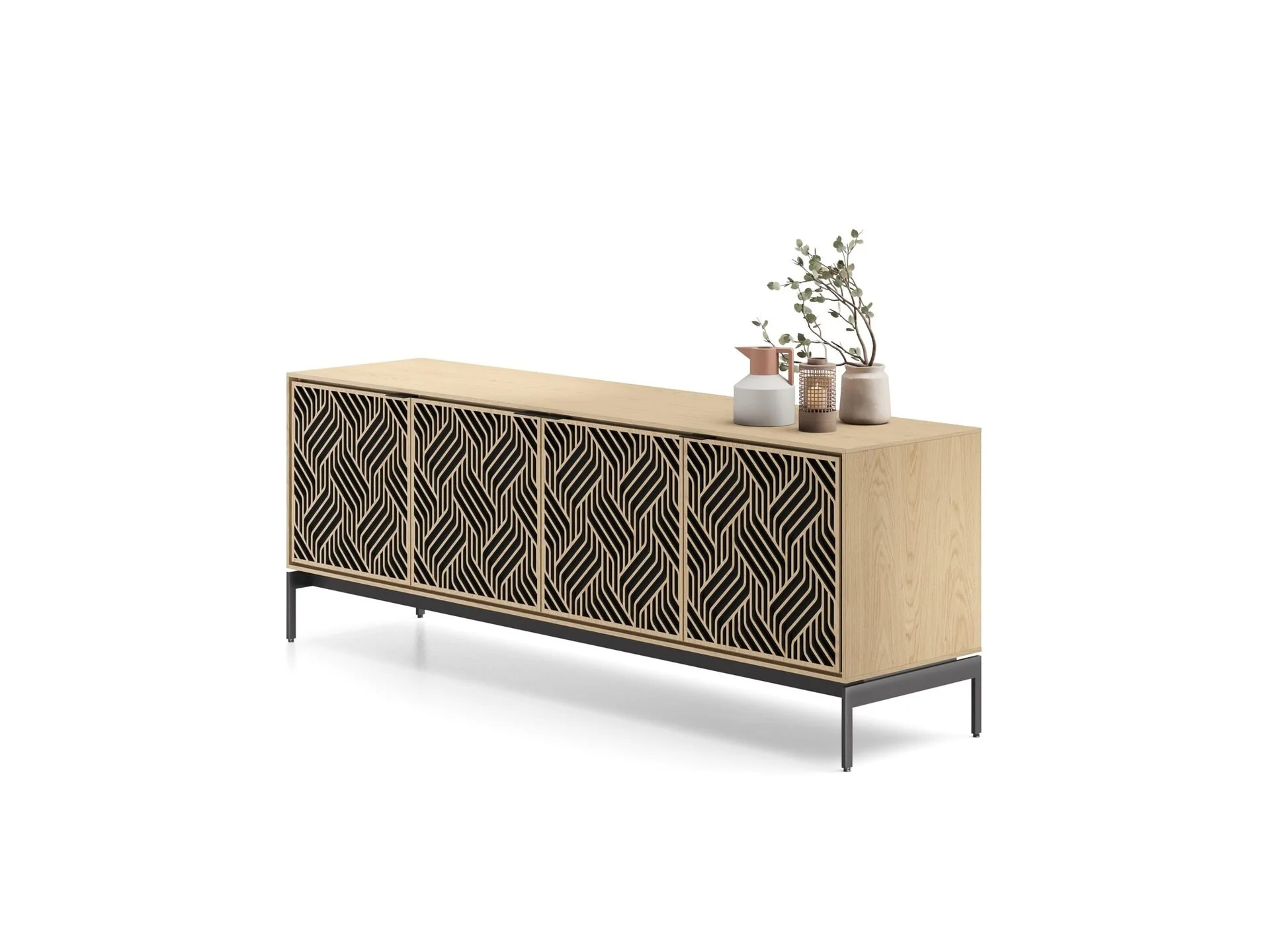 BDI Elements Weave 8709-WE Media Console and Storage Cabinet - Image 22