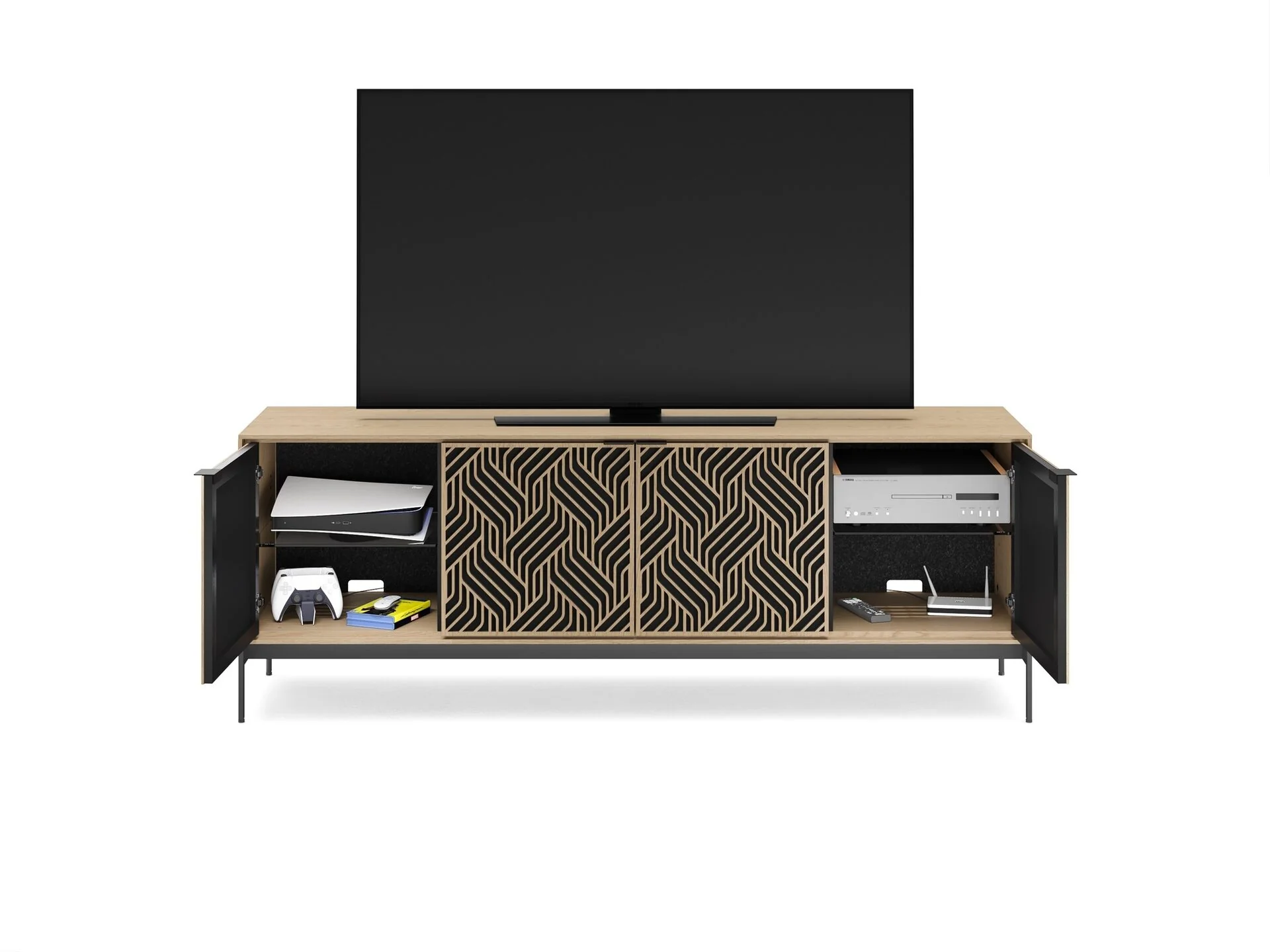 BDI Elements Weave 8709-WE Media Console and Storage Cabinet - Image 25