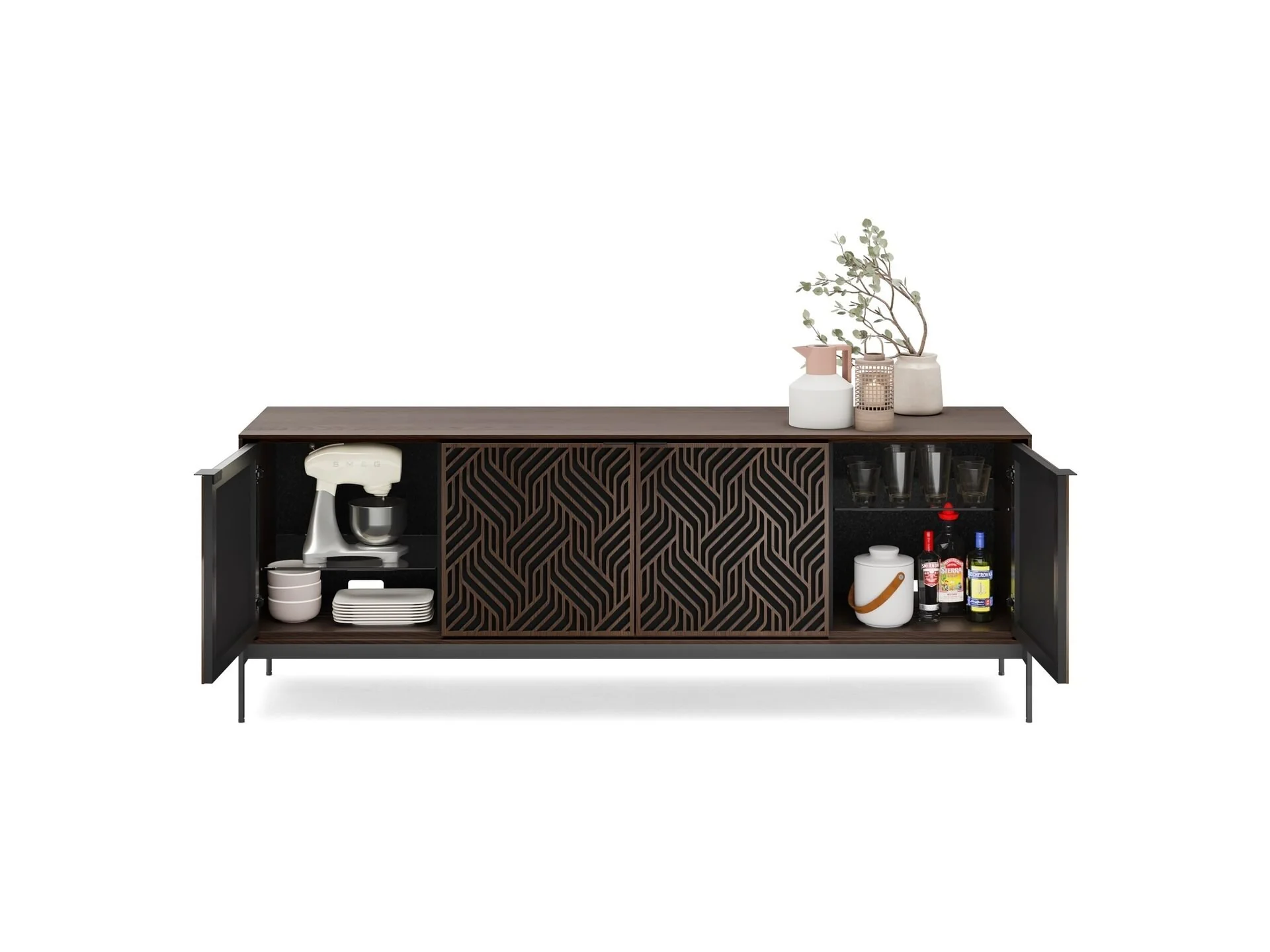 BDI Elements Weave 8709-WE Media Console and Storage Cabinet - Image 5