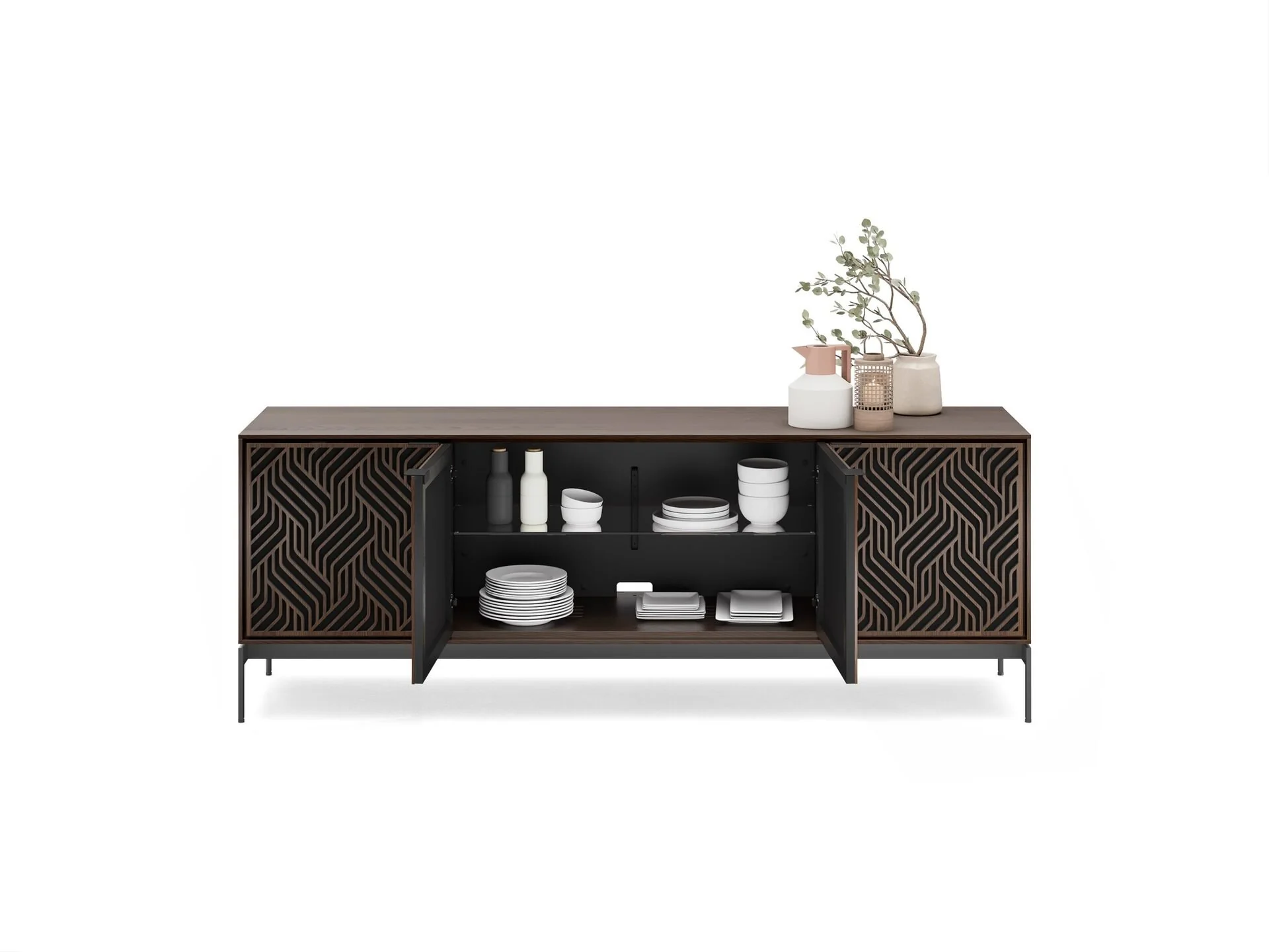 BDI Elements Weave 8709-WE Media Console and Storage Cabinet - Image 6
