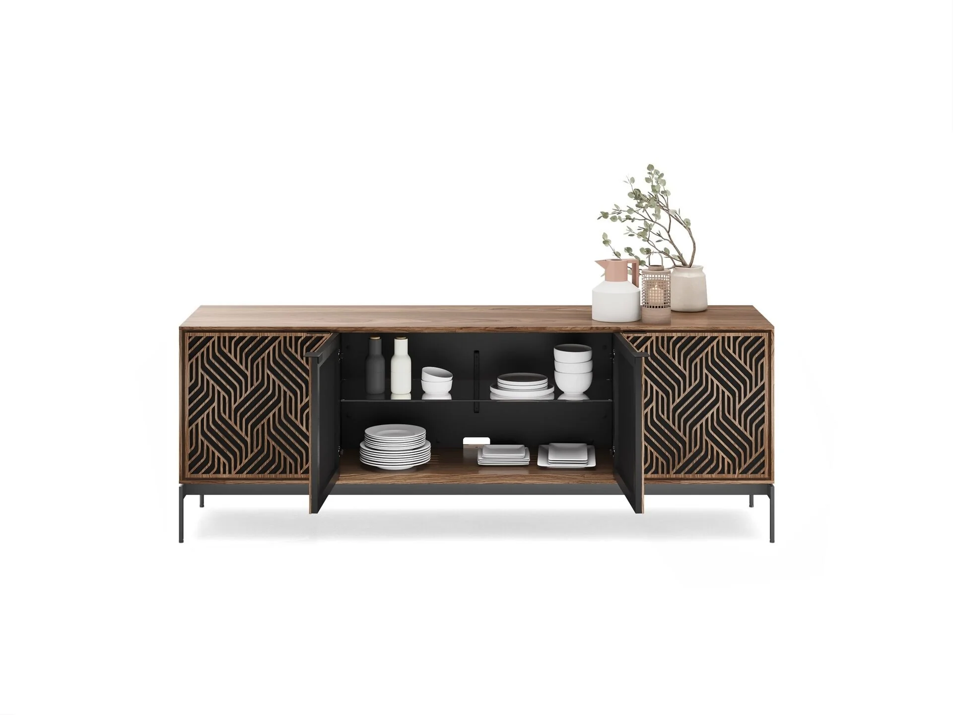 BDI Elements Weave 8709-WE Media Console and Storage Cabinet - Image 9