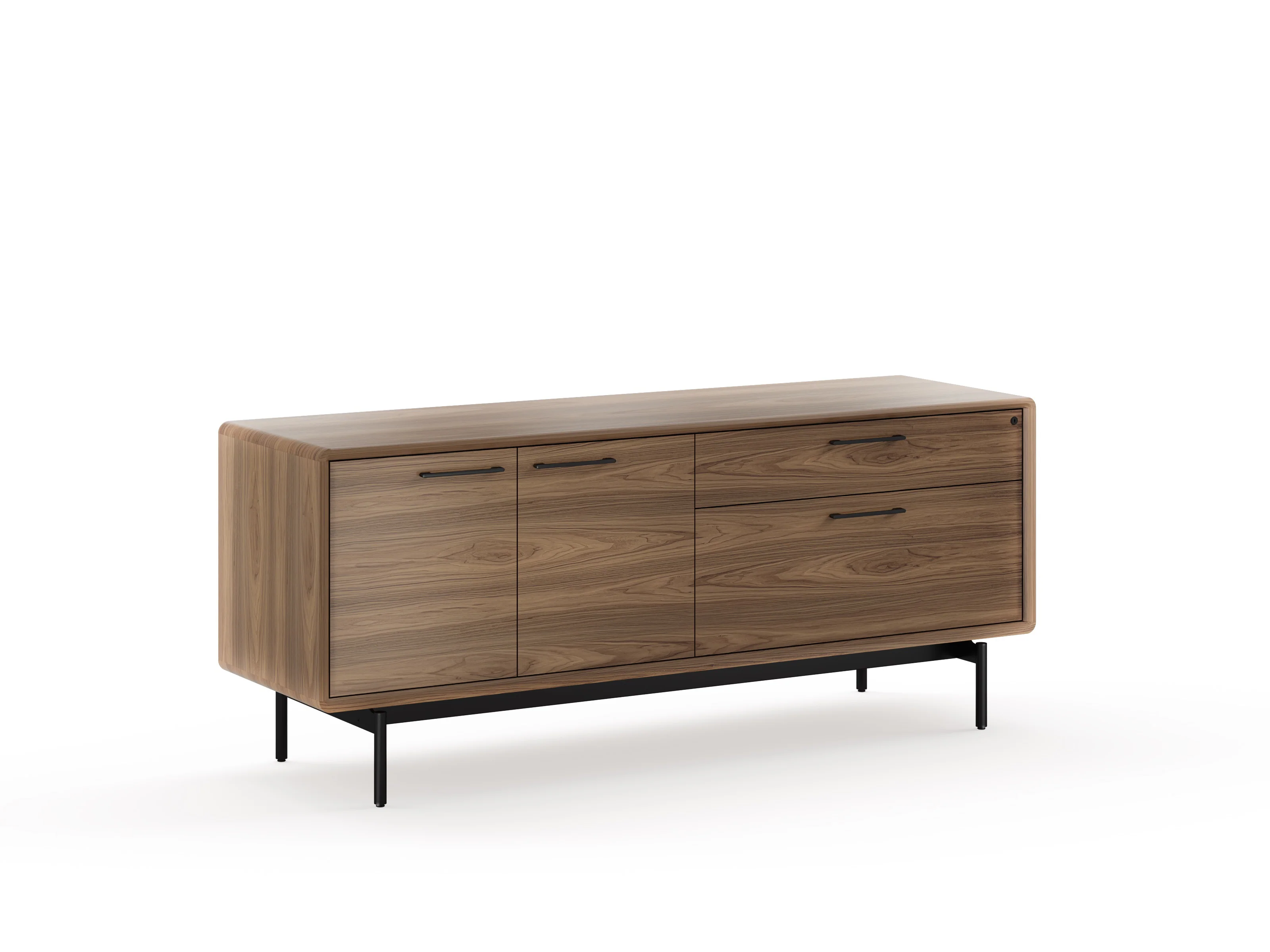BDI LINQ Office 6829 Storage Credenza (Natural Walnut) - Image 2