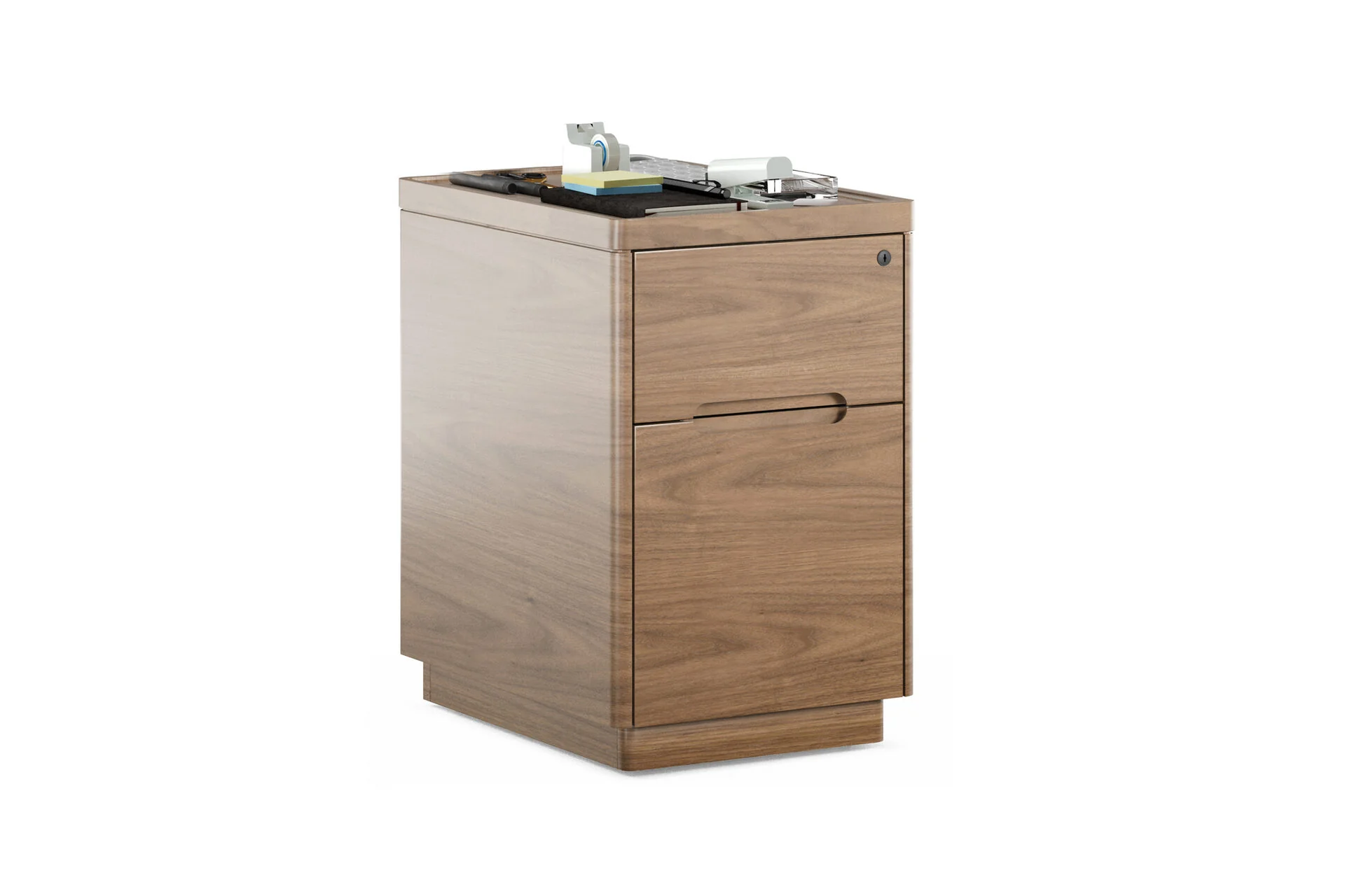 BDI Luma Office 6727 File Pedestal (Natural Walnut) - Image 3