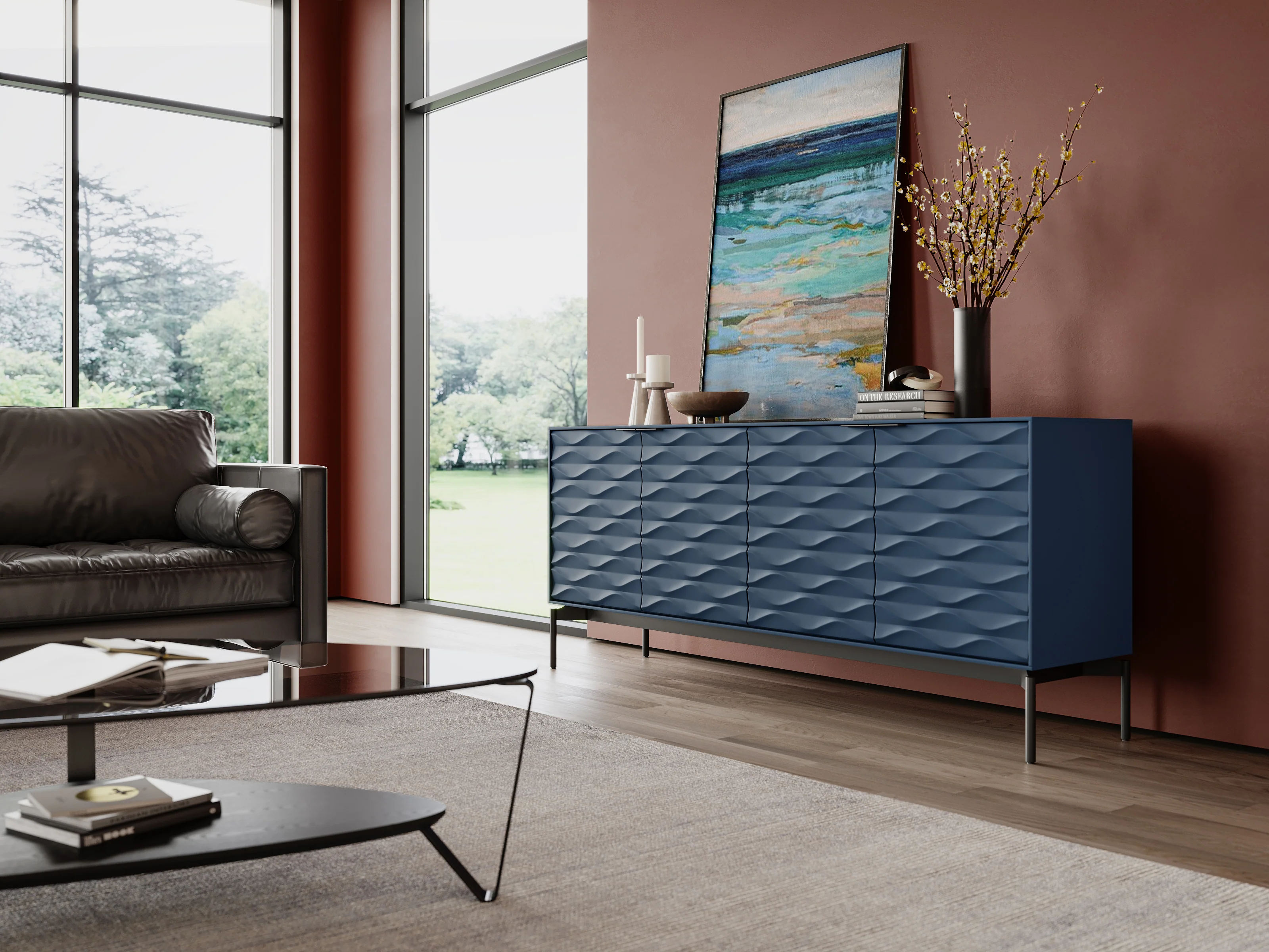 BDI Ripple 7629 Media Storage Credenza - Image 14