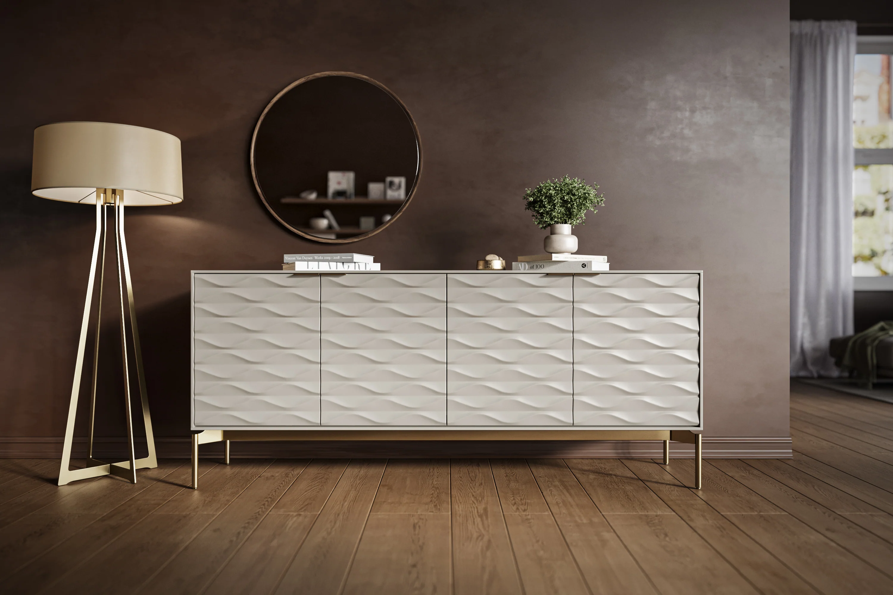 BDI Ripple 7629 Media Storage Credenza - Image 16