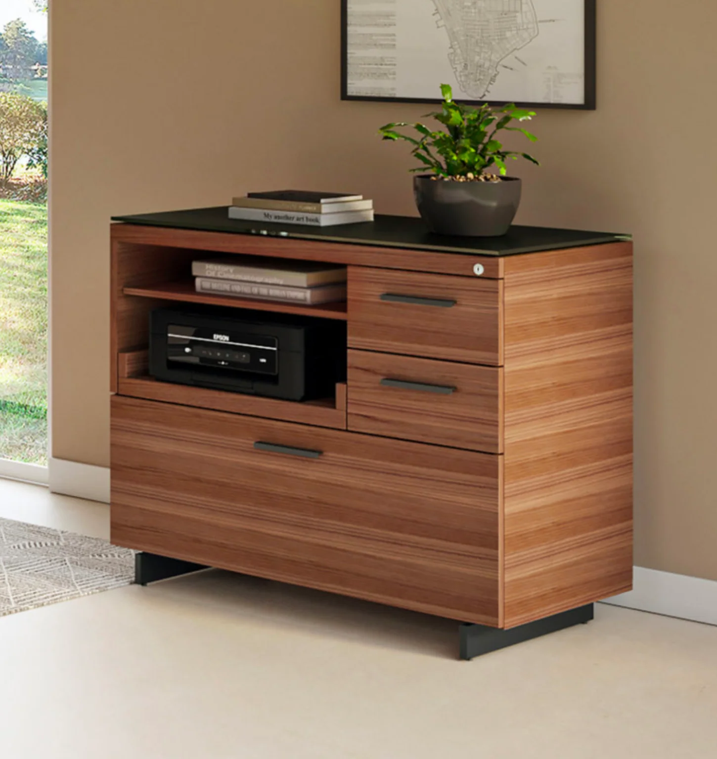 BDI Sequel 6117 Multifunction Storage & Printer Cabinet - Image 7