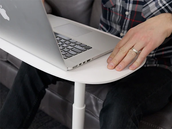 BDI Serif 1045 Lift Height Adjustable Laptop & Side Table - Image 5
