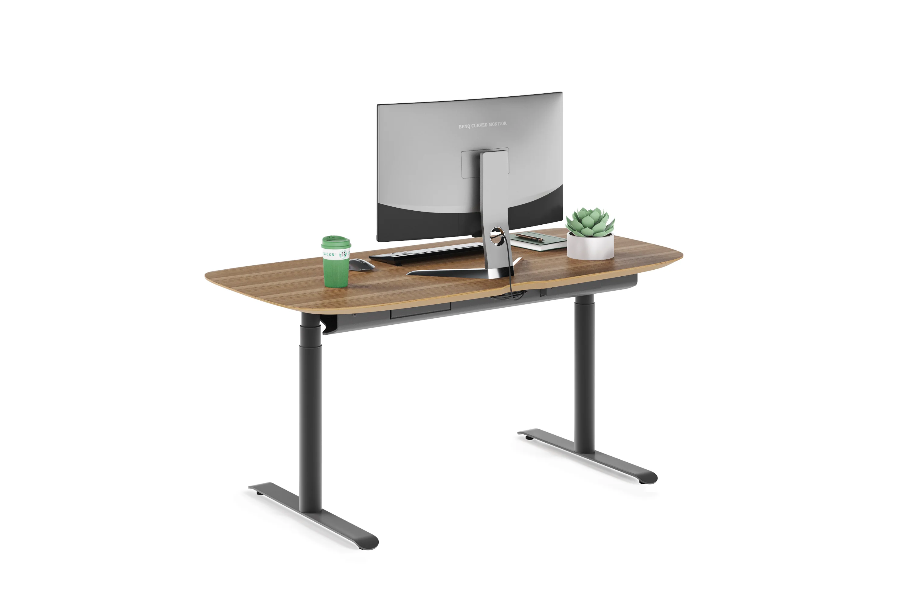 BDI Soma Office 6351 Lift Standing Desk 60 Inches - Image 6
