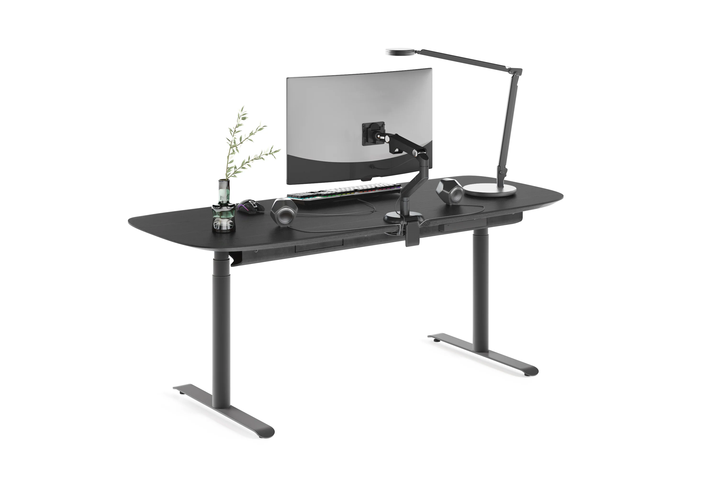 BDI Soma Office 6352 Lift Standing Desk 72 Inches - Image 3