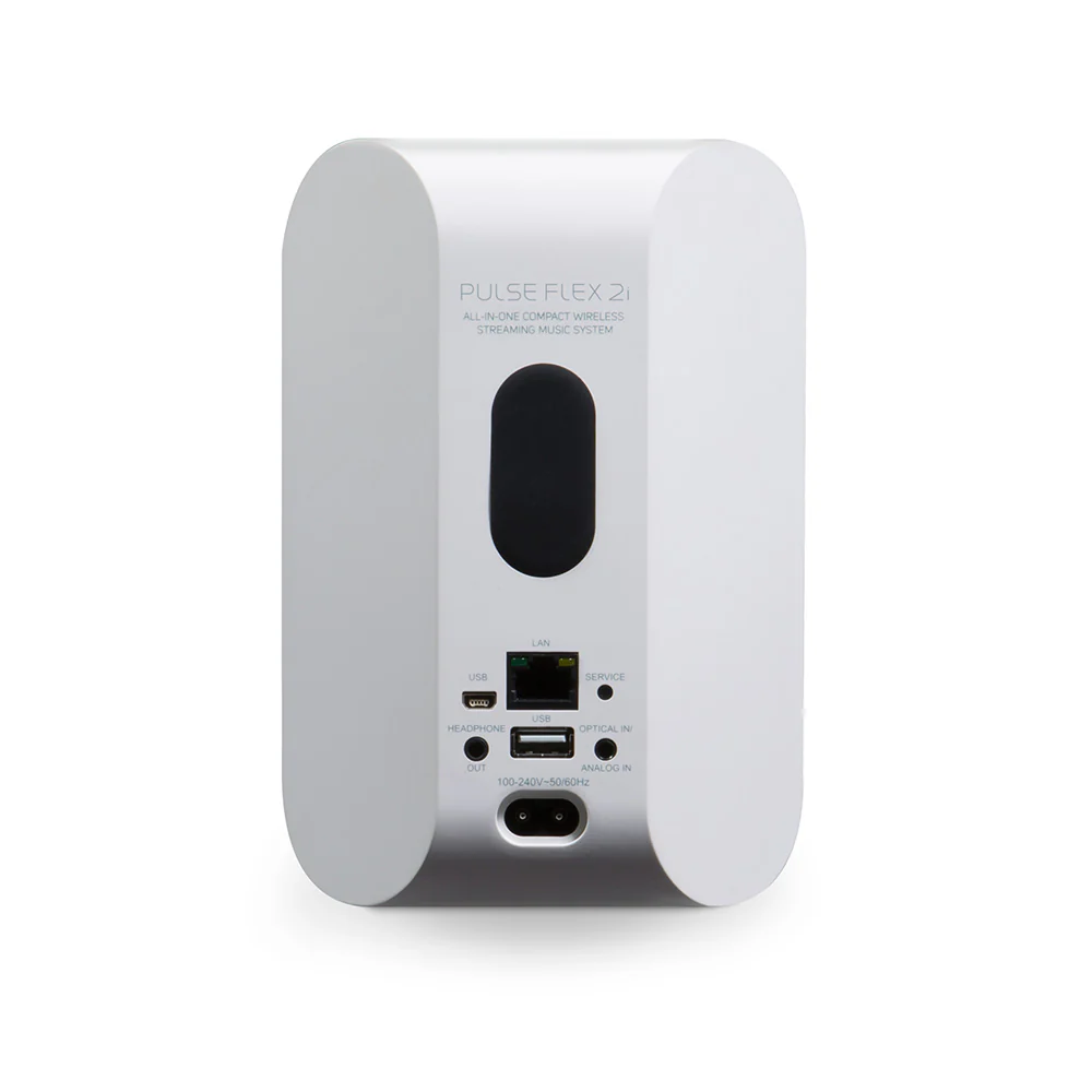 Bluesound PULSE FLEX 2i Portable Wireless Multi-room Smart Speaker with Bluetooth (White) - Image 4