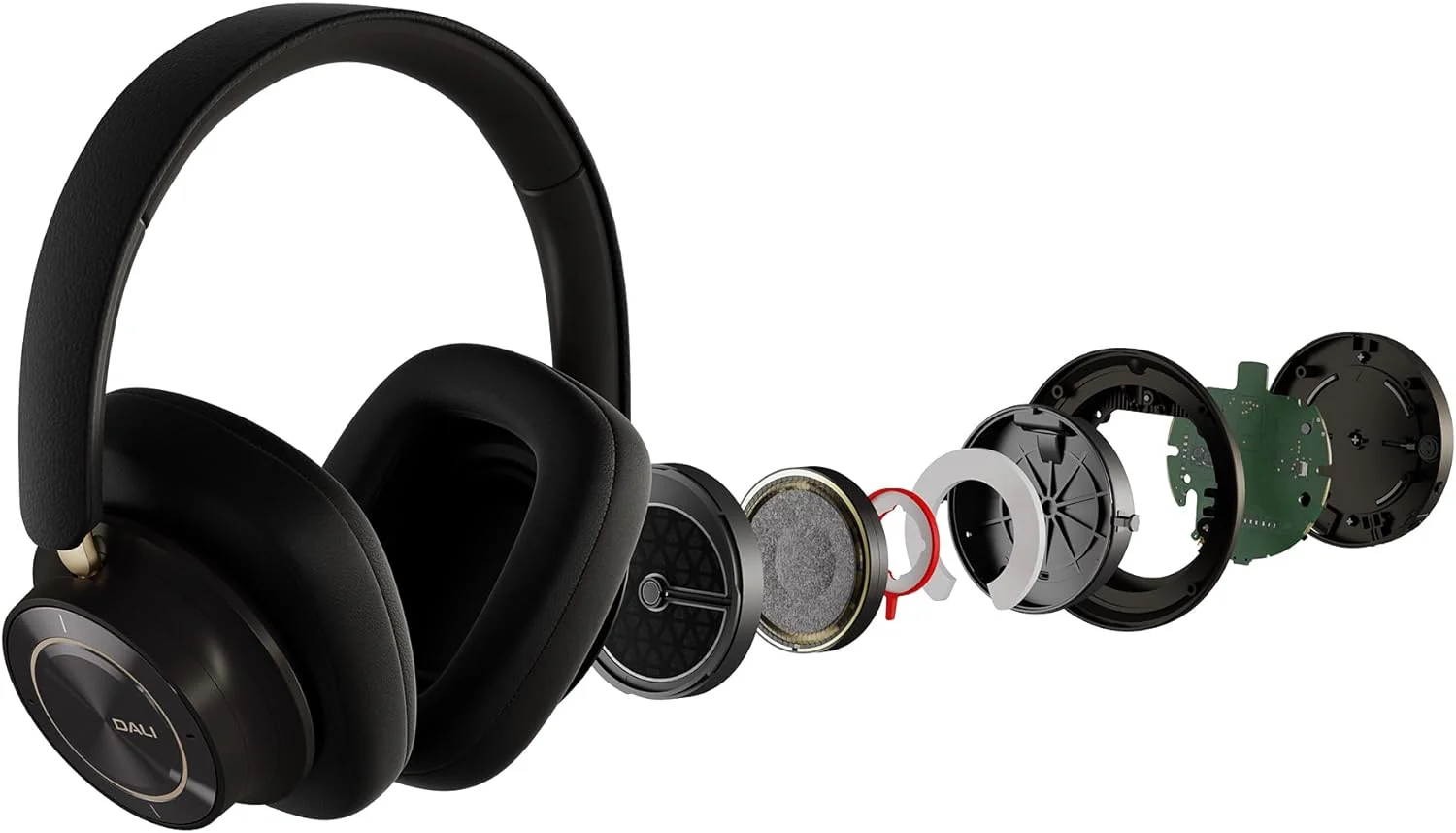 DALI IO-12 HiFi Noise Cancelling Wired & Wireless Headphones (Dark Chocolate) - Image 6