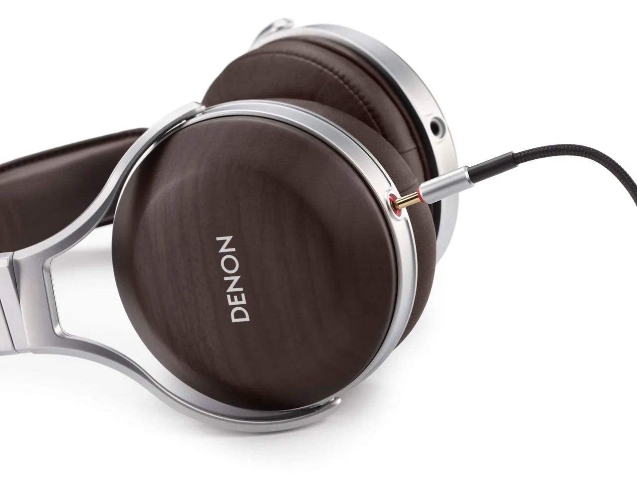 Denon AH-D5200 Premium Over Ear Headphones (Zebrawood) - Image 3