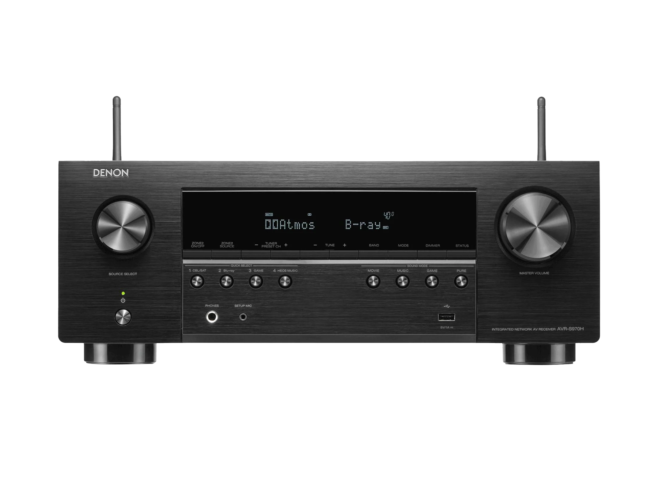 Denon AVR-S970H 7.2 Ch. 90W 8K AV Receiver with HEOS® Built-in - Image 3