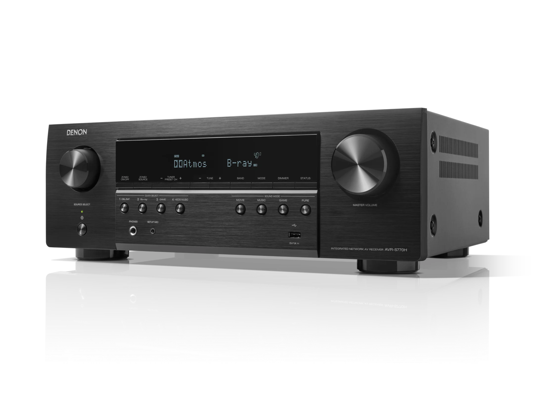 Denon AVR-S770H 7.2 Channel 75W 8K AV Receiver with HEOS Built-in - Image 3