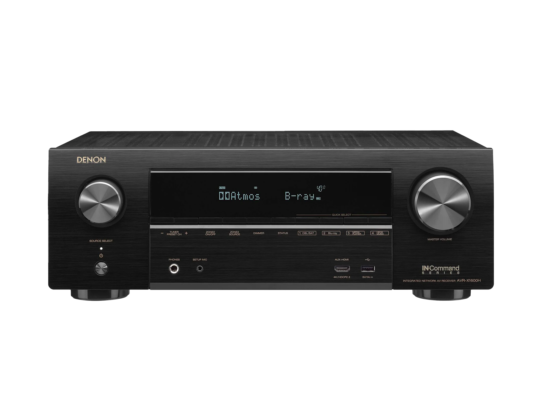 Denon AVR-X2700H 7.2 Channel (95 Watt x 7) 8K Ultra HD AV Receiver with 3D Audio HEOS Built in