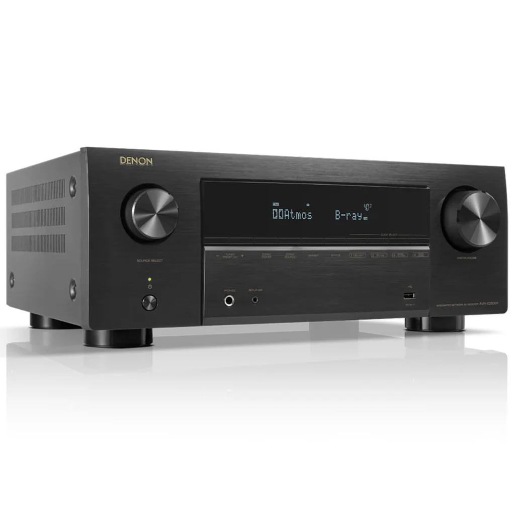 Denon AVR-X2800H 7.2 Channel 8K Home Theater Receiver with Dolby Atmos/DTS:X and HEOS Built-In