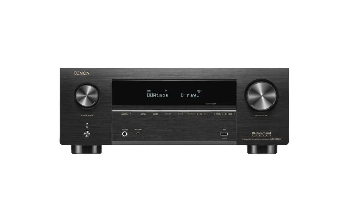 Denon AVR-X3800H 9.4 Channel 8K Home Theater Receiver IMAX Enhanced with Dolby Atmos/DTS:X and HEOS Built-In - Image 3