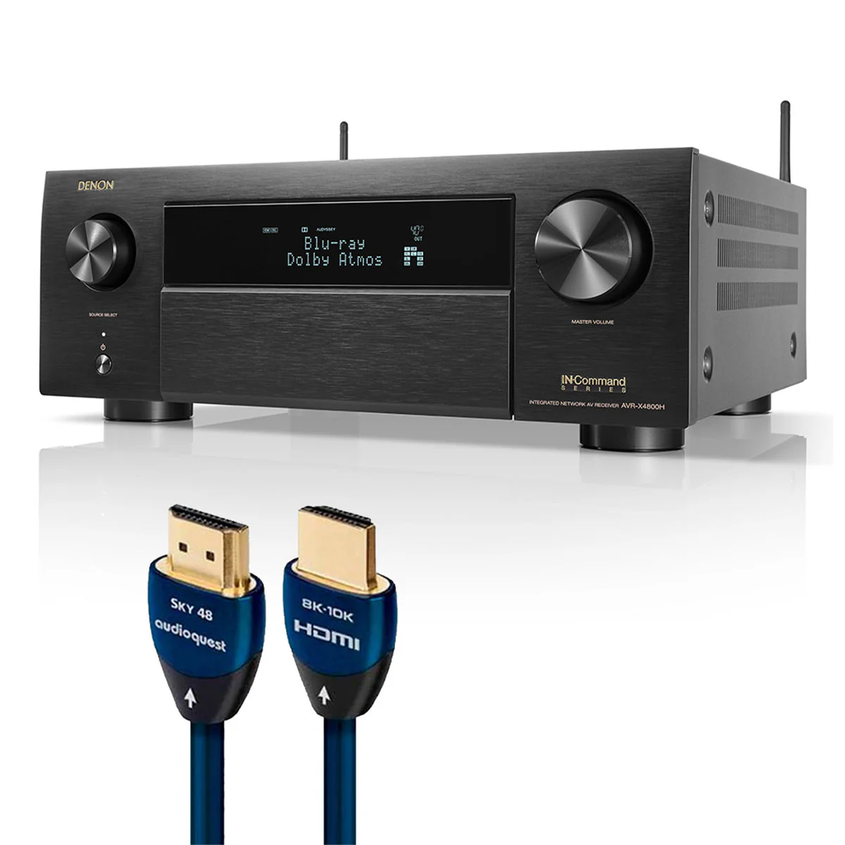 Denon AVR-X4800H 9.4 Channel 8K Home Theater Receiver with Dolby Atmos/DTS:X & HEOS Built-In - Image 2