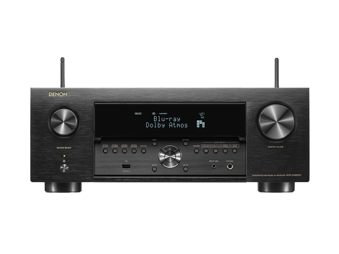 Denon AVR-X4800H 9.4 Channel 8K Home Theater Receiver with Dolby Atmos/DTS:X & HEOS Built-In - Image 3