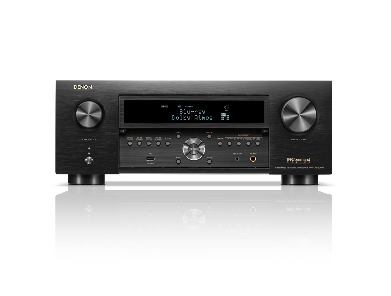 Denon AVR-X6800H 11.4 Channel 8K A/V Receiver with 3D Audio and Dirac Live Support - Image 4