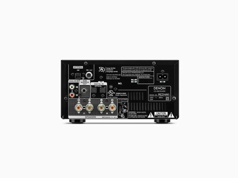 Denon D-M41 Home Theater Mini Amplifier and Bookshelf Speaker (Pair) - Image 2