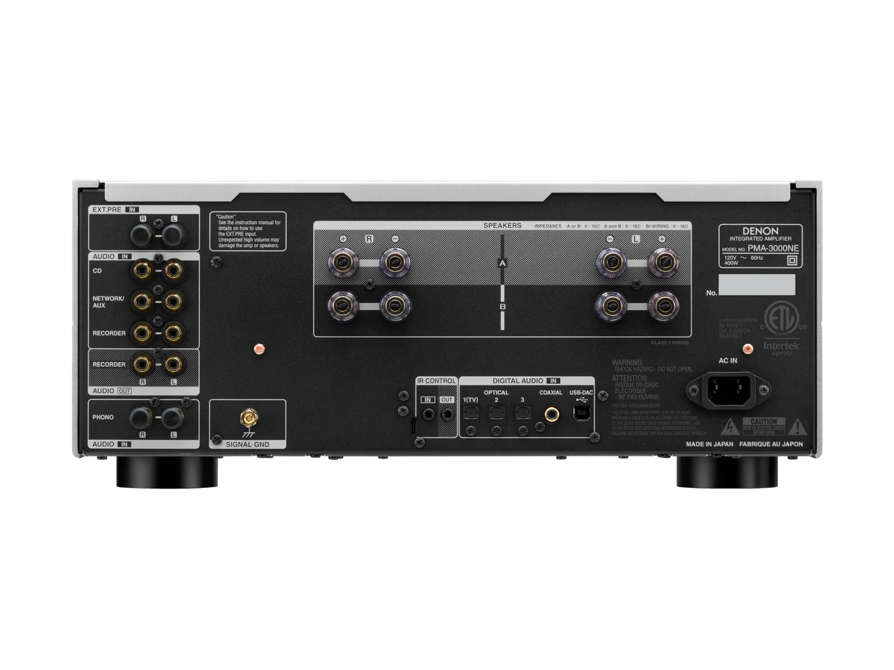 Denon PMA-3000NE 2 Channel 160W Integrated Amplifier with MM/MC Phono Stage - Image 5