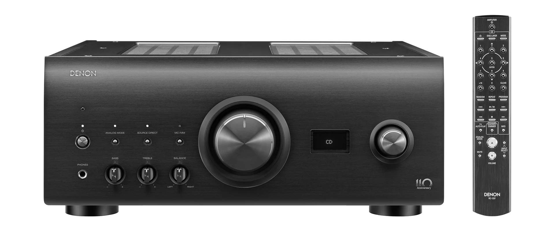 Denon PMA-A110 2-Channel Integrated Amplifier with 160 Watts per Channel (110th Anniversary Edition) - Image 3