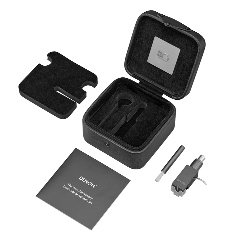 Denon DL-A110 MC Phono Cartridge with Premium Silver-Graphite Headshell (110th Anniversary Edition) - Image 2