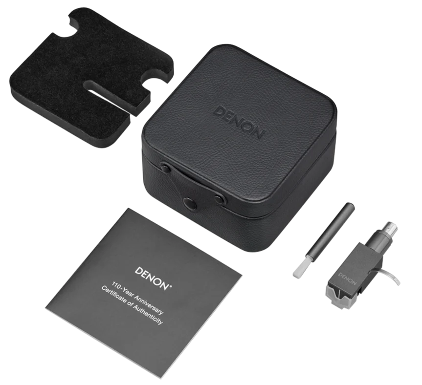Denon DL-A110 MC Phono Cartridge with Premium Silver-Graphite Headshell (110th Anniversary Edition) - Image 3
