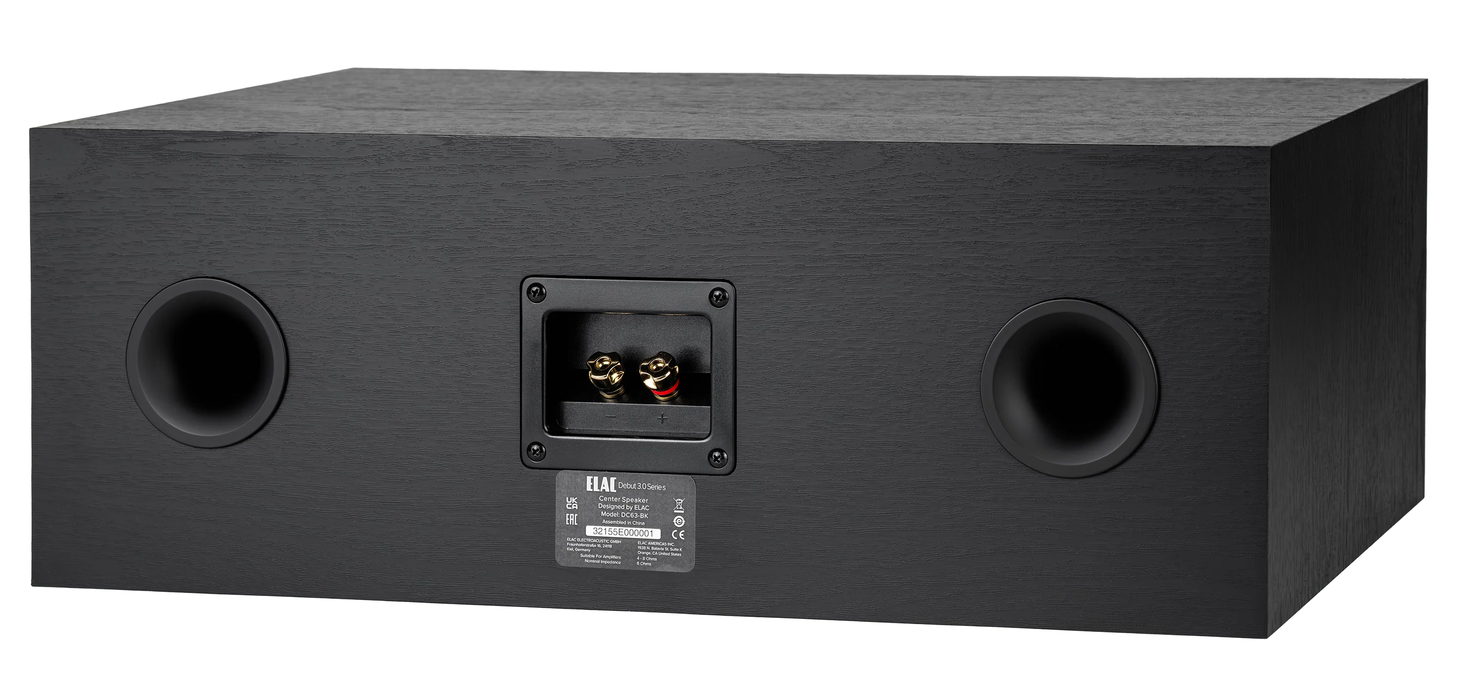 ELAC Debut 3.0 DC63 6.5 Inch Center Channel Speakers (Each) - Image 7