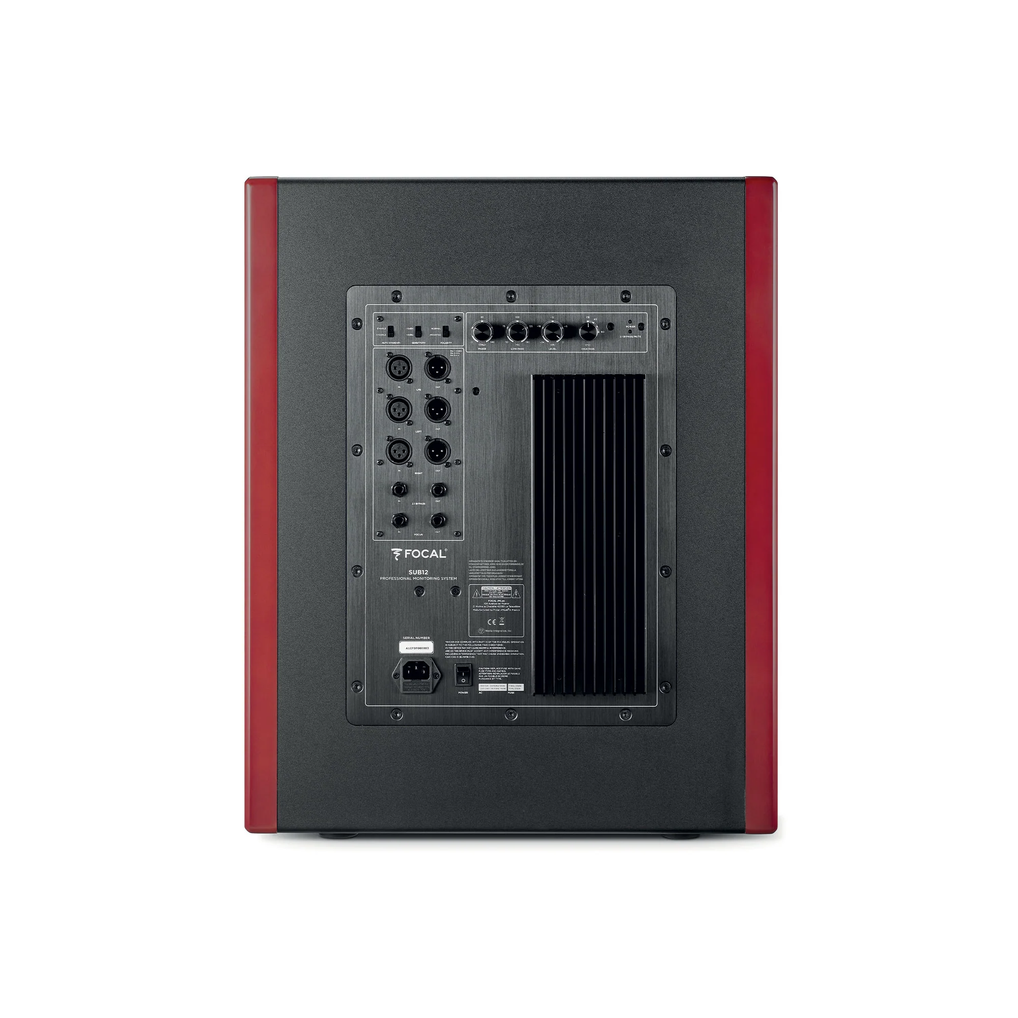 Focal Sub12 ST6 13-inch Powered Studio Subwoofer (Each) - Image 5