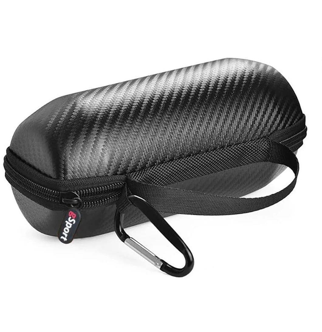 gSport Carbon Fiber Hardshell Protective Travel Case for JBL FLIP 7 Portable Bluetooth Speaker (Black) - Image 2