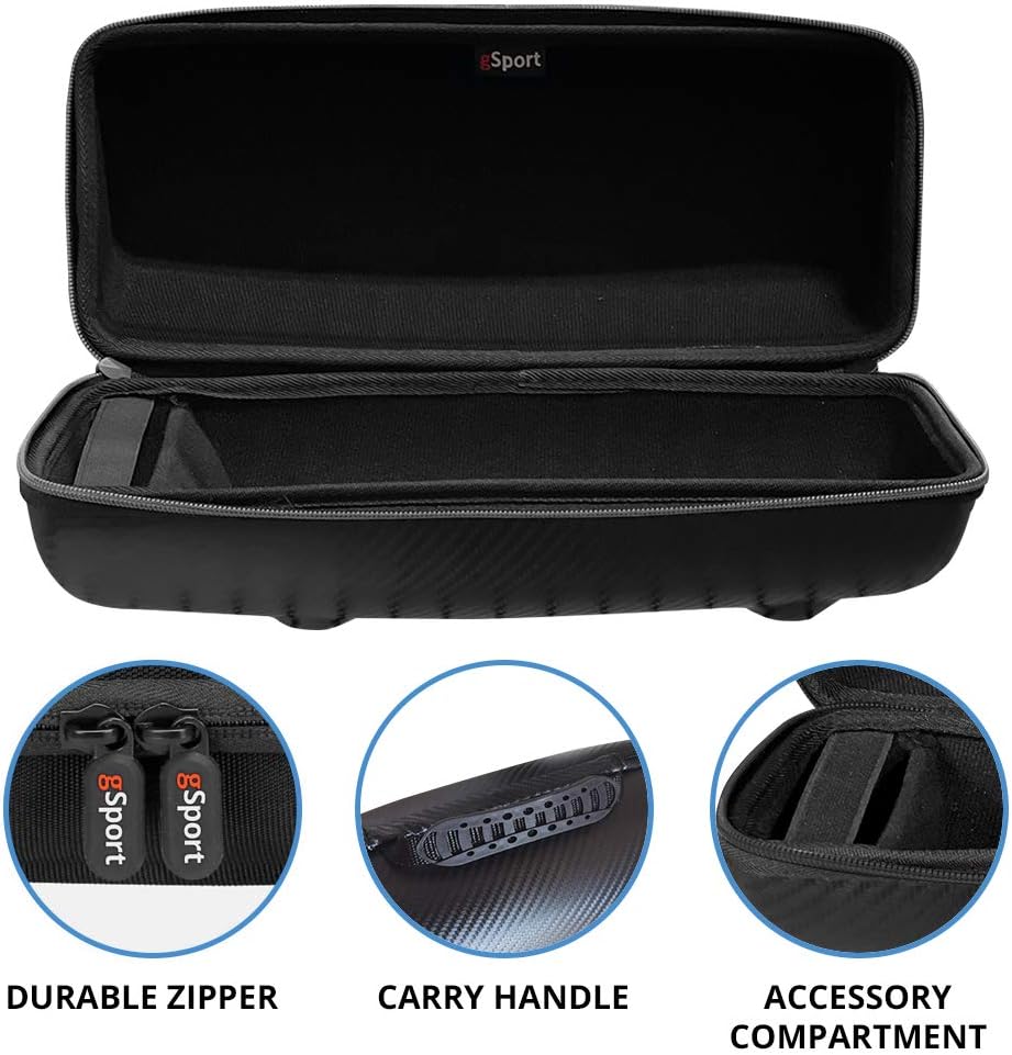 gSport Protective Travel Case for JBL XTREME 3 & 4 Portable Bluetooth Speaker (Black Carbon Fiber) - Image 7