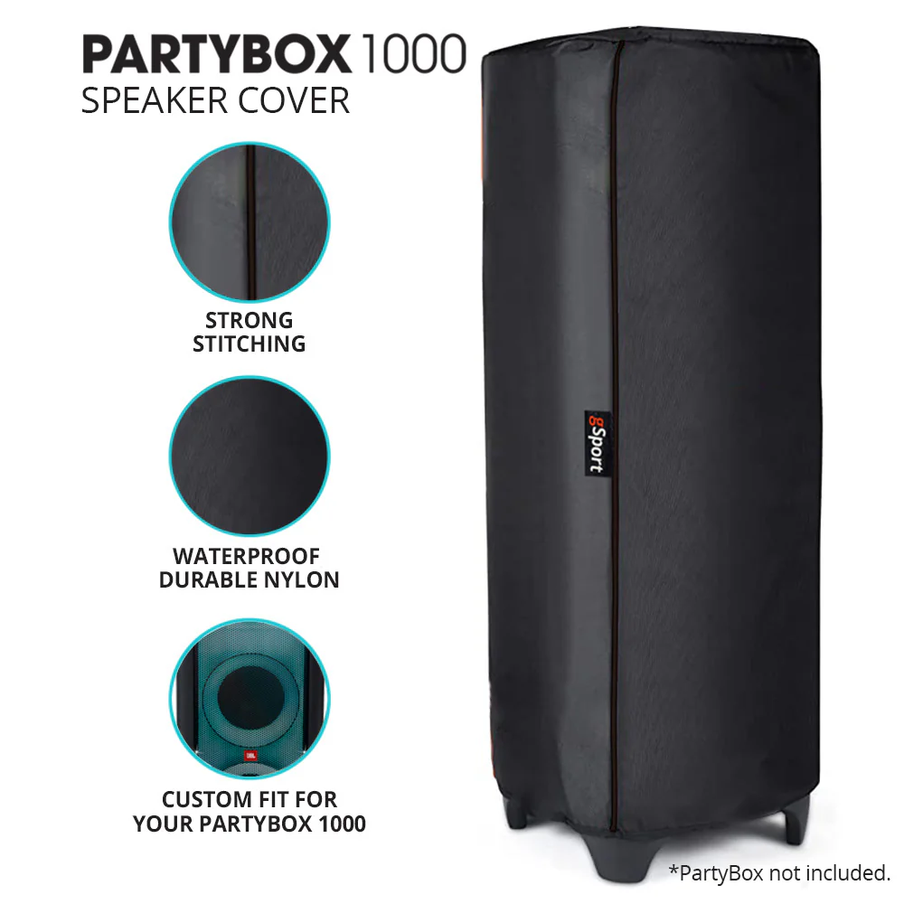 gSport Waterproof Durable Nylon Speaker Cover for JBL PARTYBOX Ultimate & 1000 - Image 7