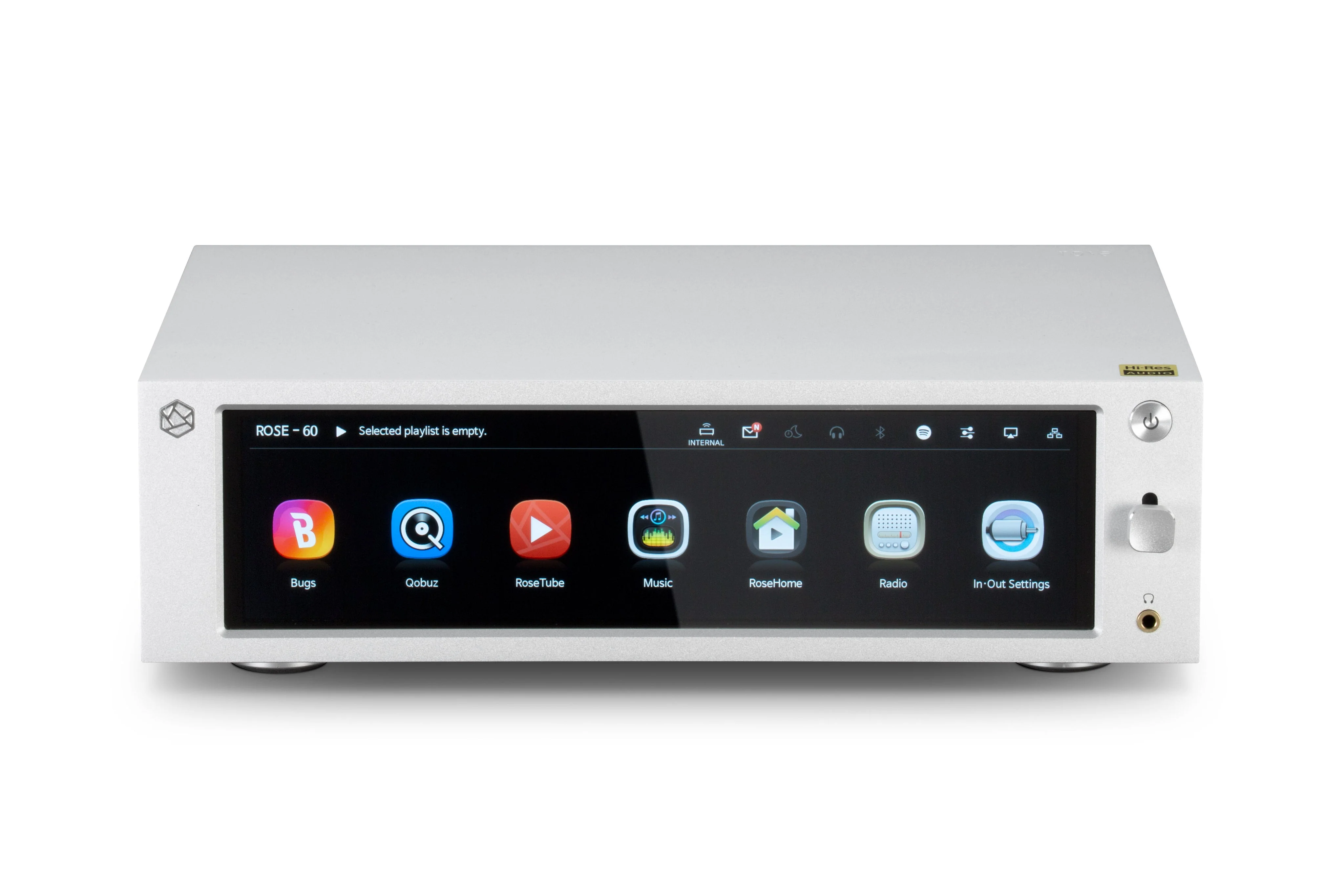 HiFi Rose RS201E Wireless Network Streamer & Integrated Amplifier (Silver)