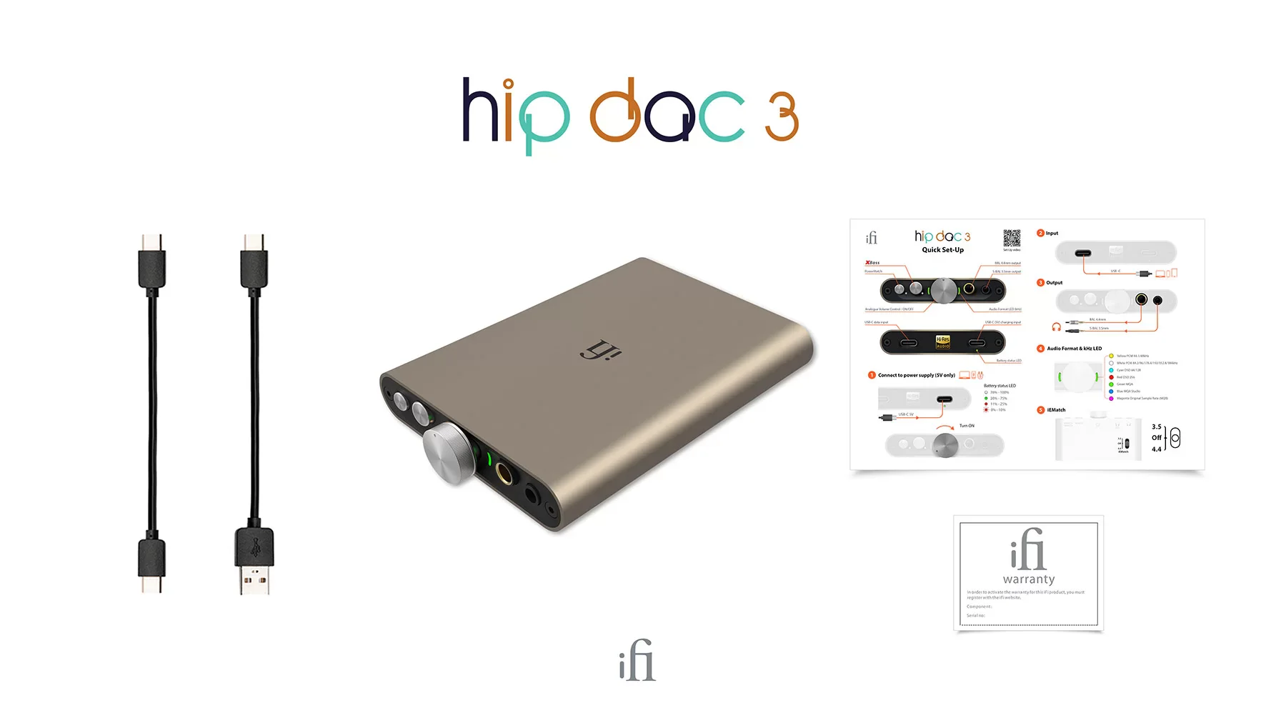 iFi Audio hip-dac 3 Portable Hi-Res DAC and Headphone Amplifier - Image 10
