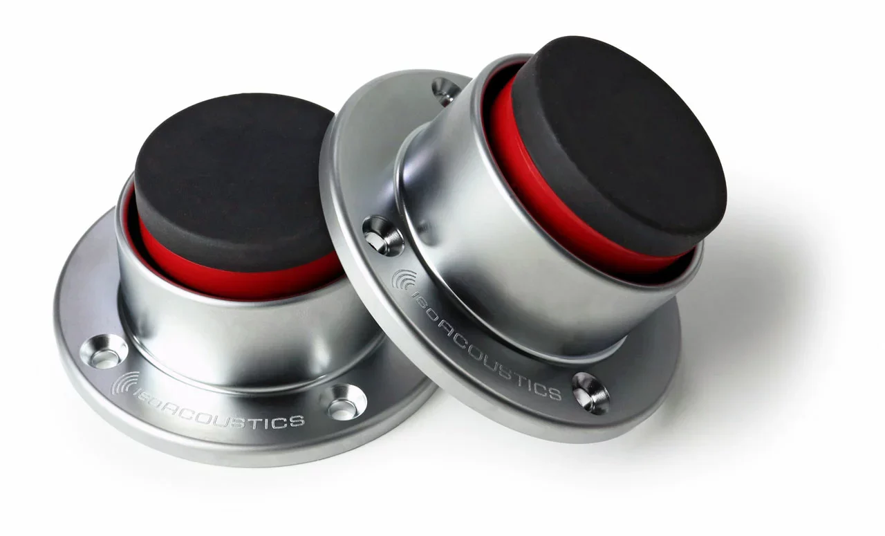 IsoAcoustics Stage 1 Isolators for Amps, Cabinets, and Subwoofers (Pack of 4)