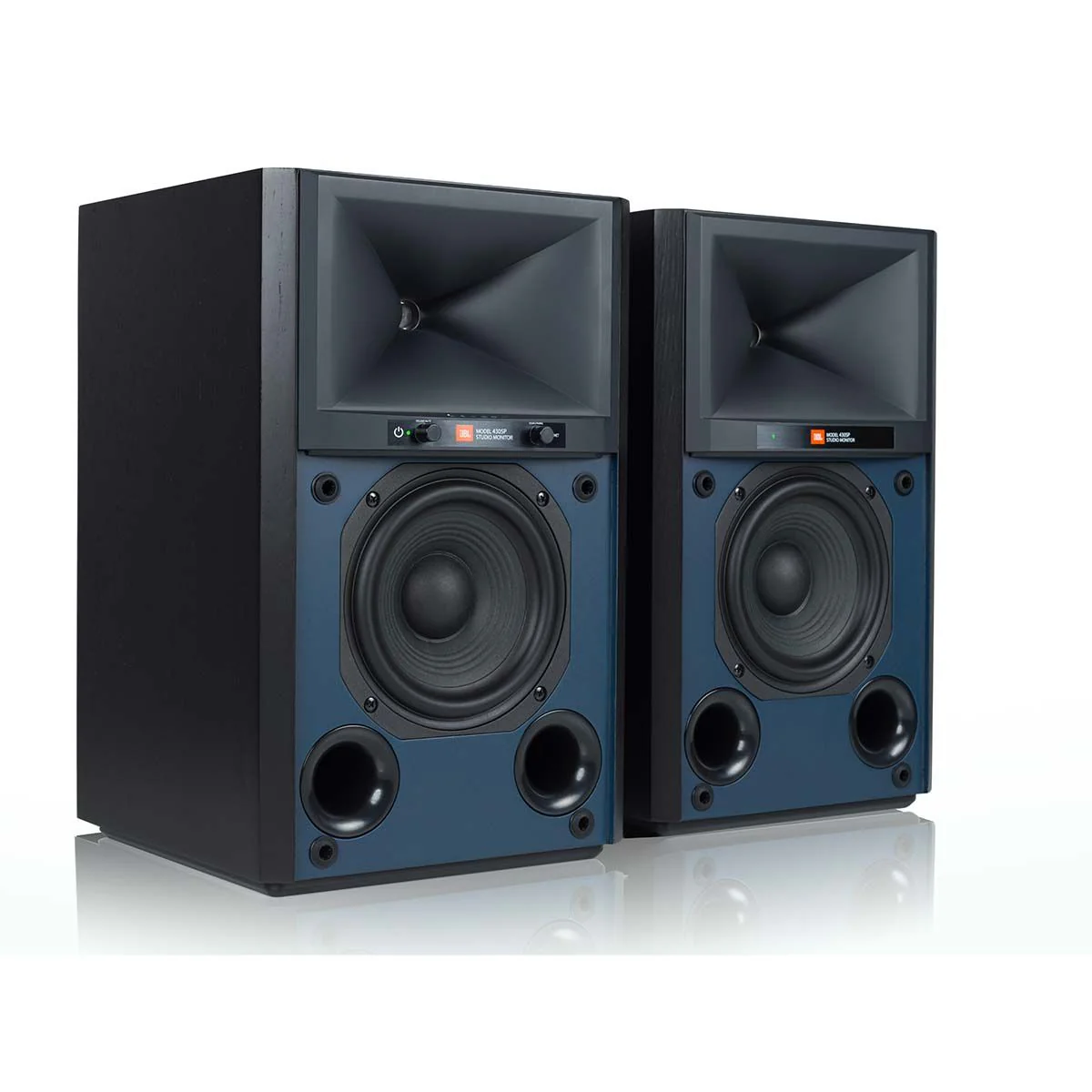 JBL 4305P Studio Monitor Powered Bookshelf Loudspeaker System (Pair) - Image 2