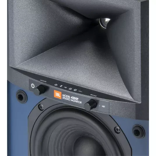 JBL 4305P Studio Monitor Powered Bookshelf Loudspeaker System (Pair) - Image 7