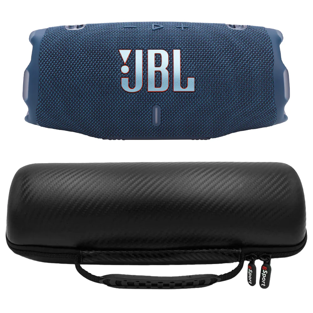 JBL Charge 6 Waterproof Portable Speaker Bundle with gSport Carbon Fiber Case - Image 2
