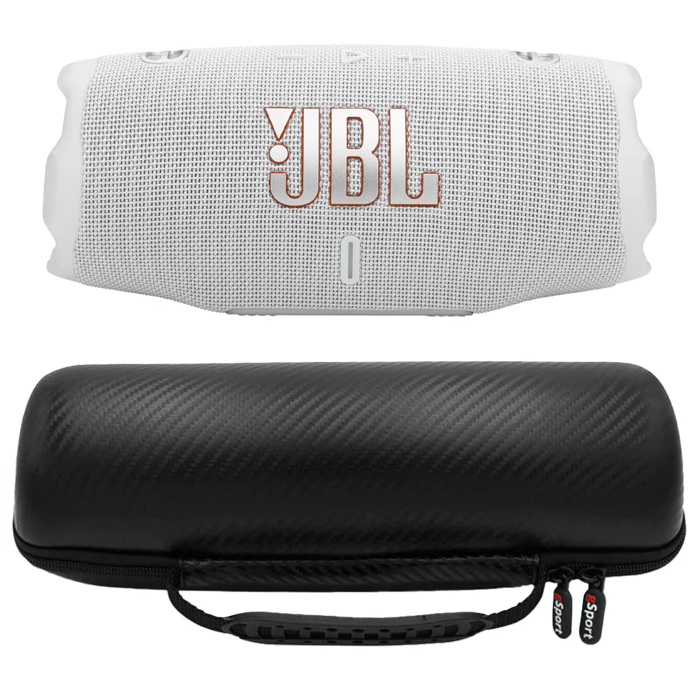 JBL Charge 6 Waterproof Portable Speaker Bundle with gSport Carbon Fiber Case - Image 3