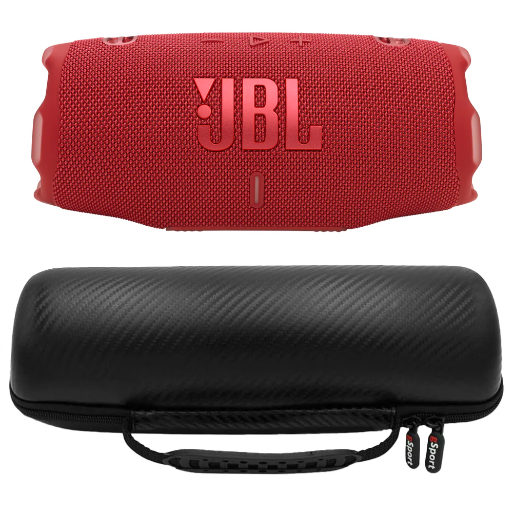 JBL Charge 6 Waterproof Portable Speaker Bundle with gSport Carbon Fiber Case - Image 5