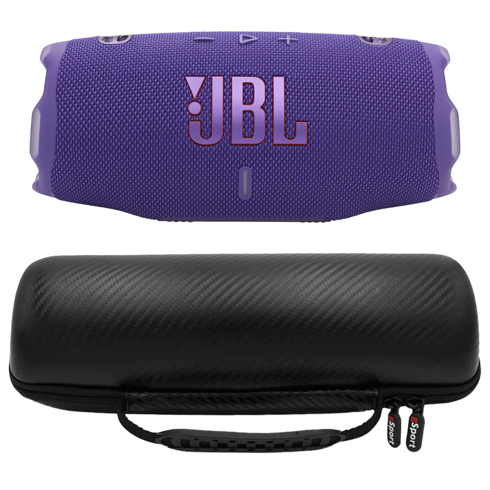 JBL Charge 6 Waterproof Portable Speaker Bundle with gSport Carbon Fiber Case - Image 6