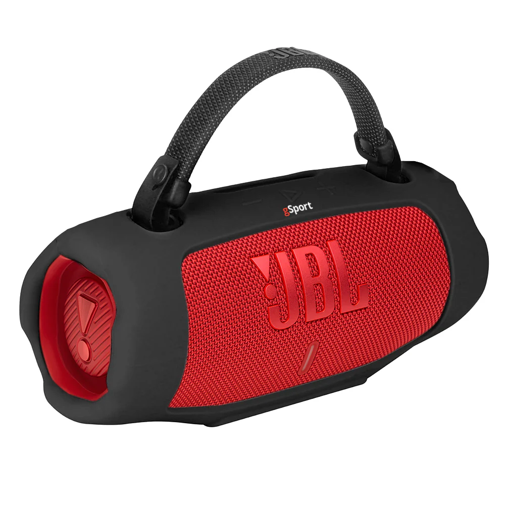 JBL Charge 6 Waterproof Portable Speaker Bundle with gSport Silicone Sleeve