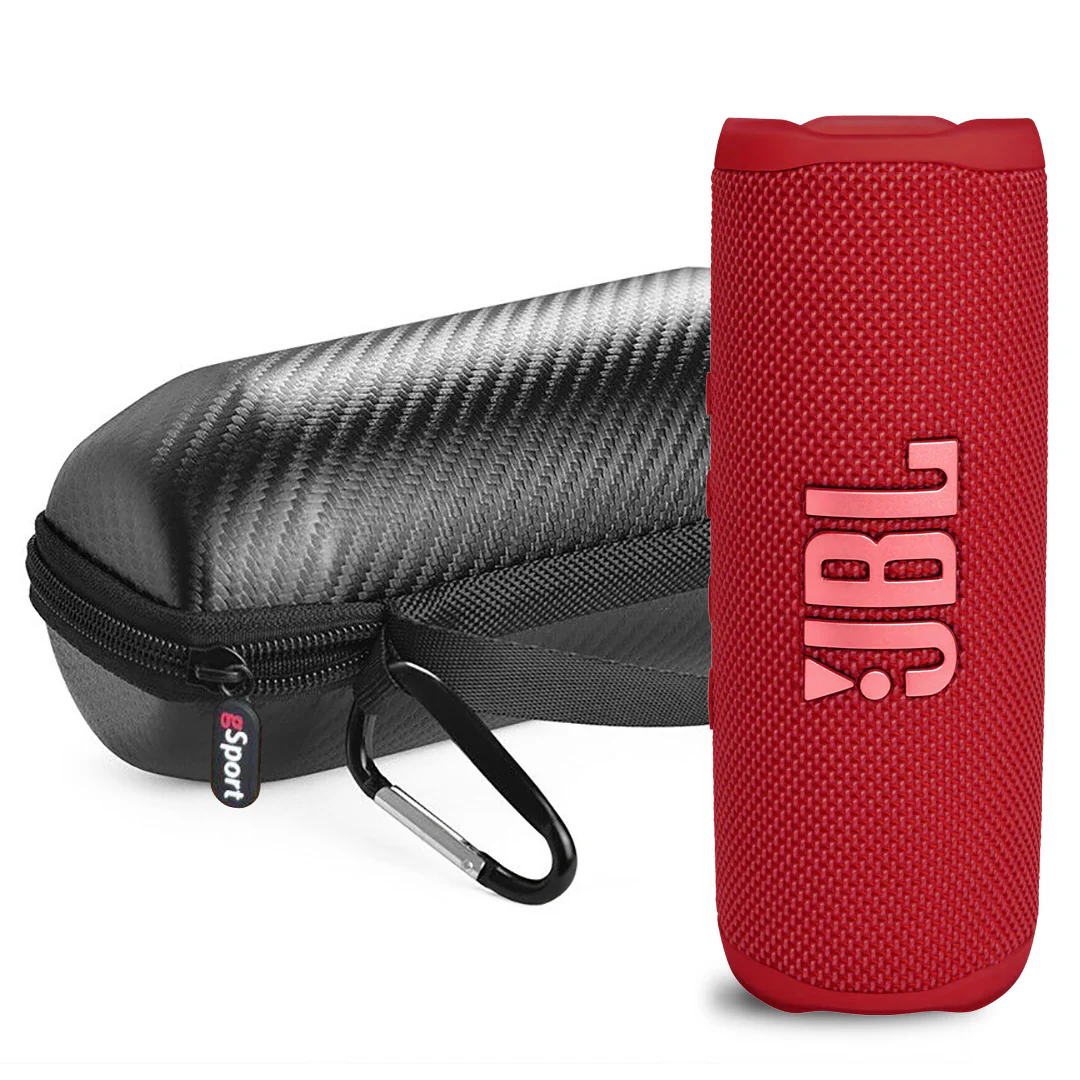 JBL Flip 6 Portable Waterproof Speaker with gSport Carbon Fiber case - Image 2