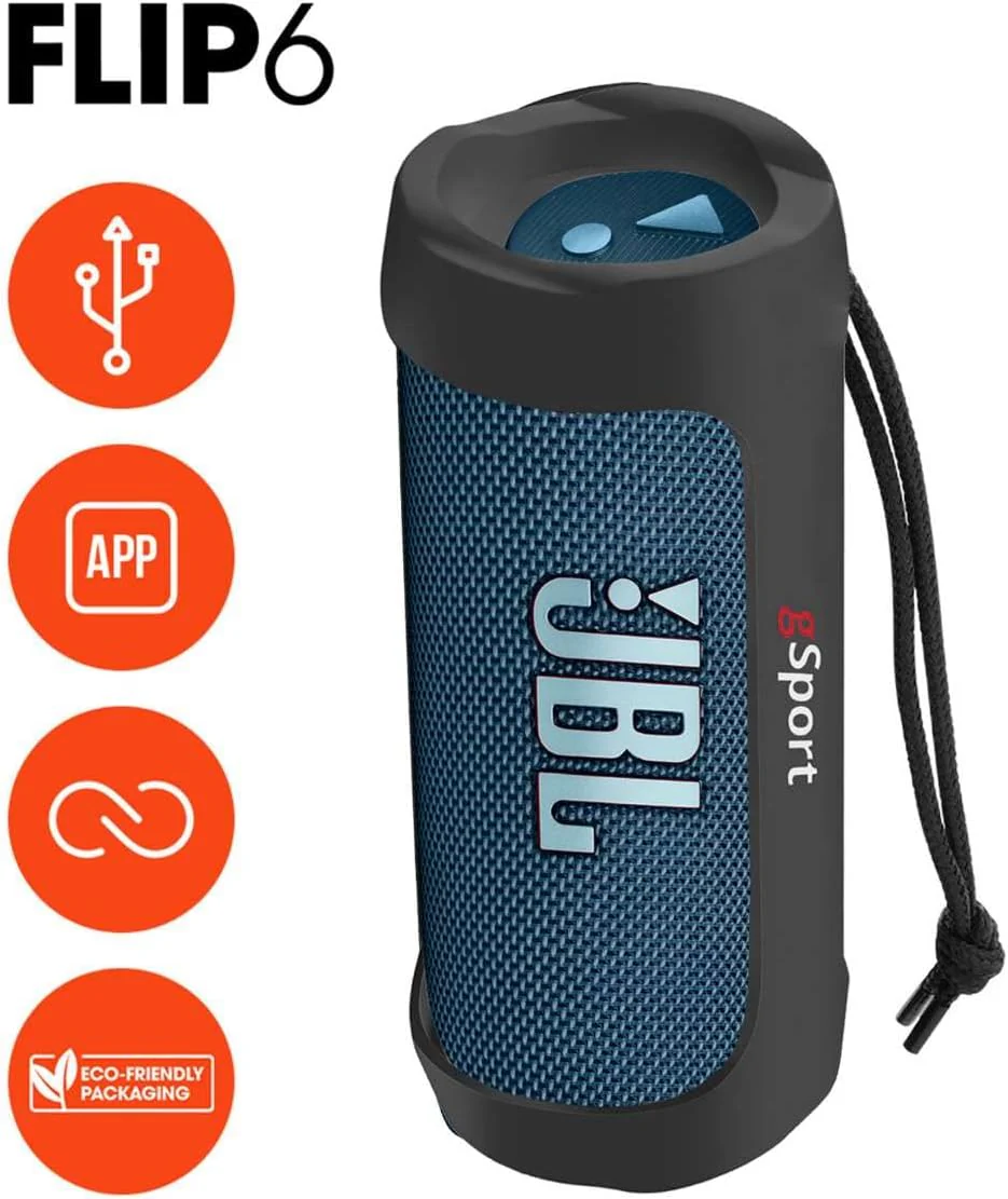 JBL FLIP 6 Waterproof Portable Speaker Bundle with gSport Silicone Sleeve - Image 22