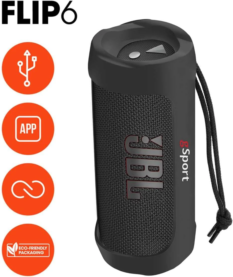 JBL FLIP 6 Waterproof Portable Speaker Bundle with gSport Silicone Sleeve - Image 34