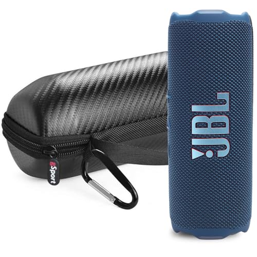 JBL Flip 7 Waterproof Portable Speaker Bundle with gSport Carbon Fiber Case - Image 2