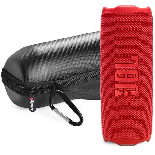 JBL Flip 7 Waterproof Portable Speaker Bundle with gSport Carbon Fiber Case - Image 3